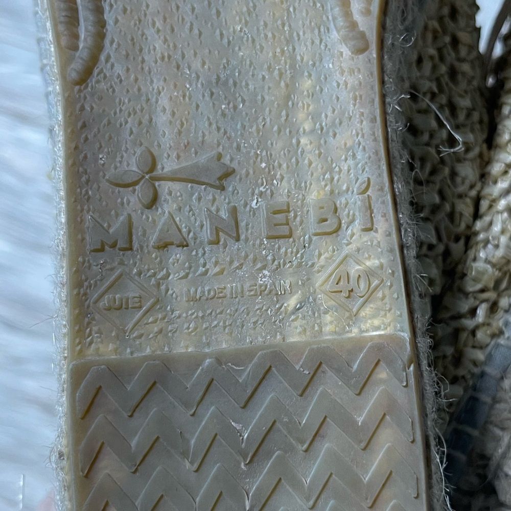 Manebi Raffia Lace-Up Espadrilles - Picture 8 of 12
